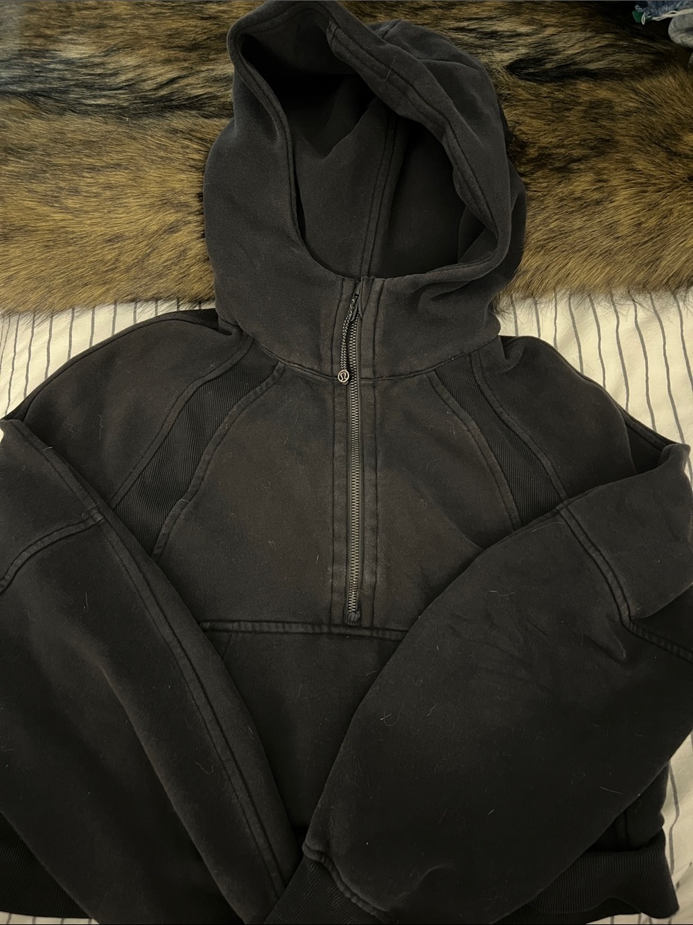 lululemon athletica Black Half-Zip Hoodie